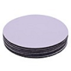 6-Pice sublimation coaster set made from PU material in round shape